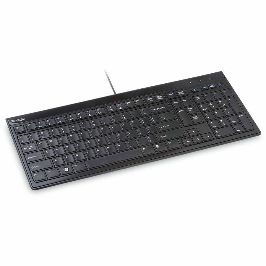 Cable Connectivity - USB Interface - Volume Control, Mute, Sleep, Internet Hot Key(s) - Computer - PC, Mac - Scissors Keyswitch - Matte Black