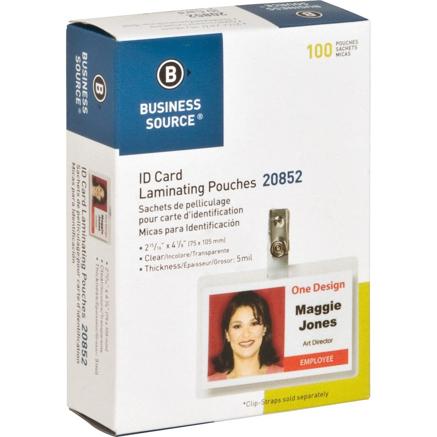 Business Source Government ID Laminating Pouches