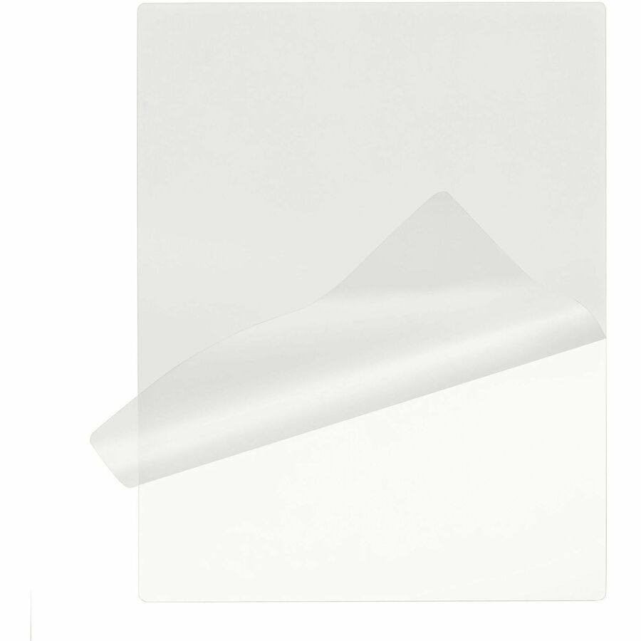 Business Source Letter Size Laminating Pouches - Sheet Size Supported: Letter 8.50" Width x 11" Length - Laminating Pouch/Sheet Size: 9" Width x 11.50" Length x 5 mil Thickness - for Photo, Document, ID Badge, Recipe - Pre-trimmed - Clear - 50 / Box