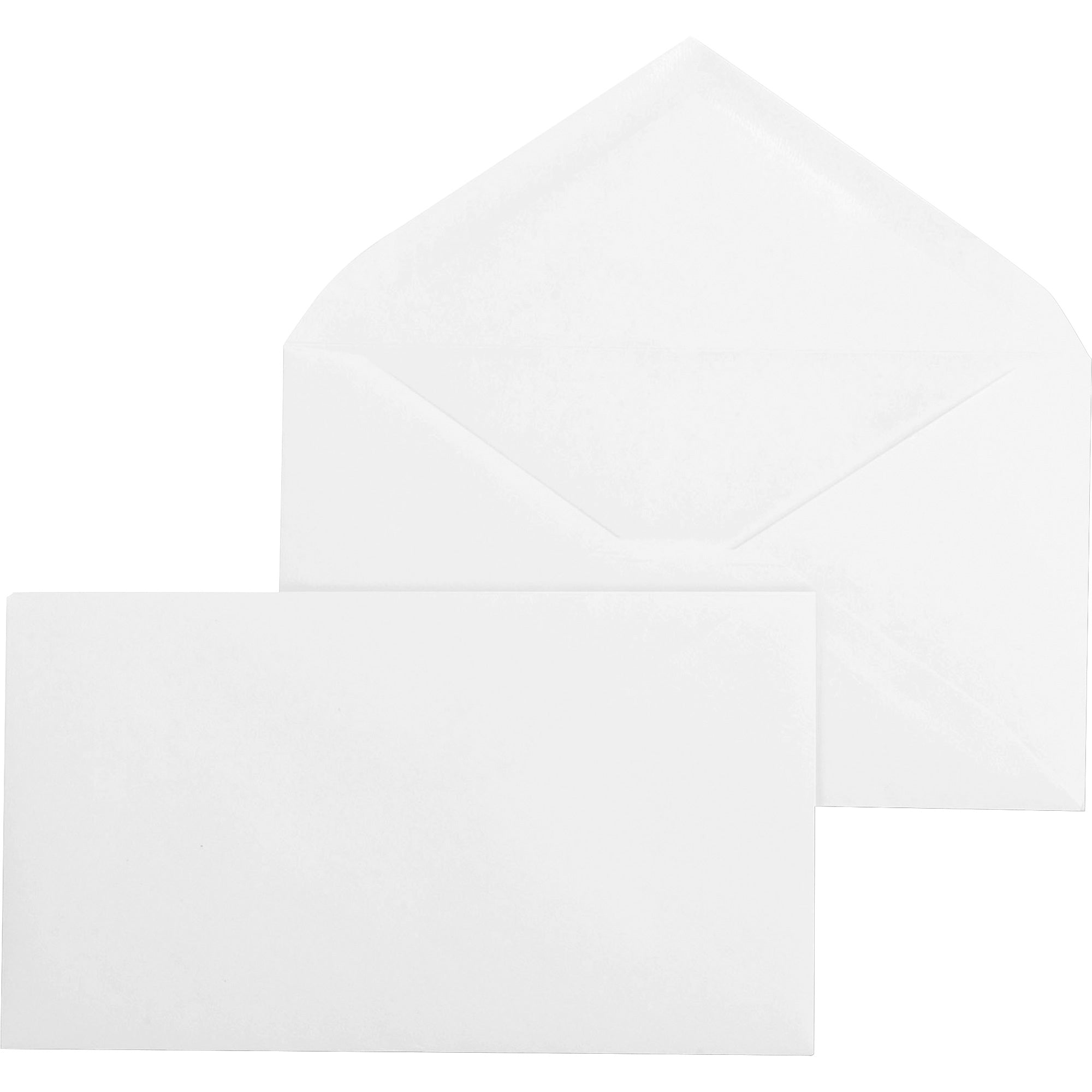 Business - #9 - 3 7/8" Width x 8 7/8" Length - 24 lb - Gummed - White - Wove - 500 / Box