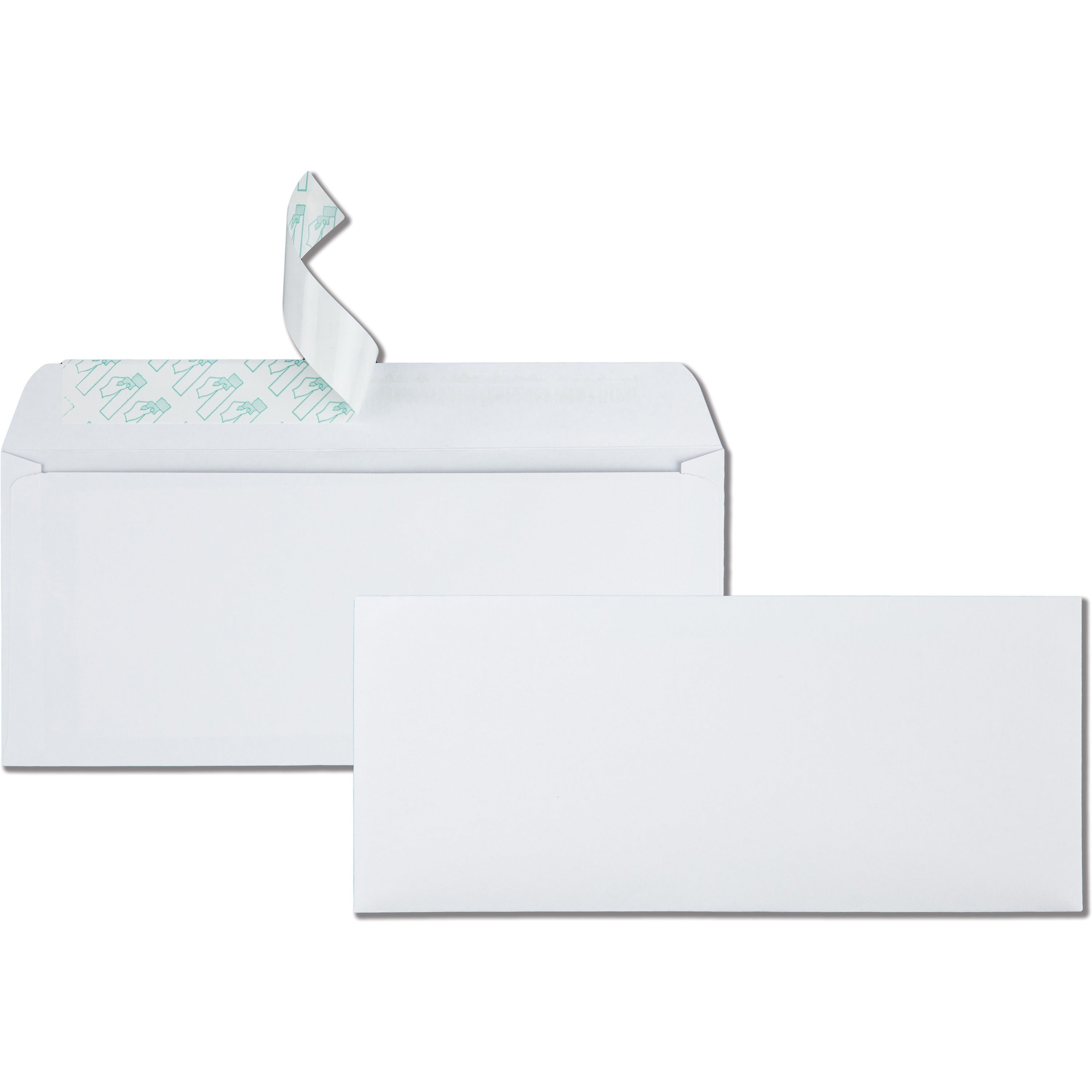 Business - #10 - 4 1/8" Width x 9 1/2" Length - 24 lb - Peel & Seal - White - Wove - 500 / Box
