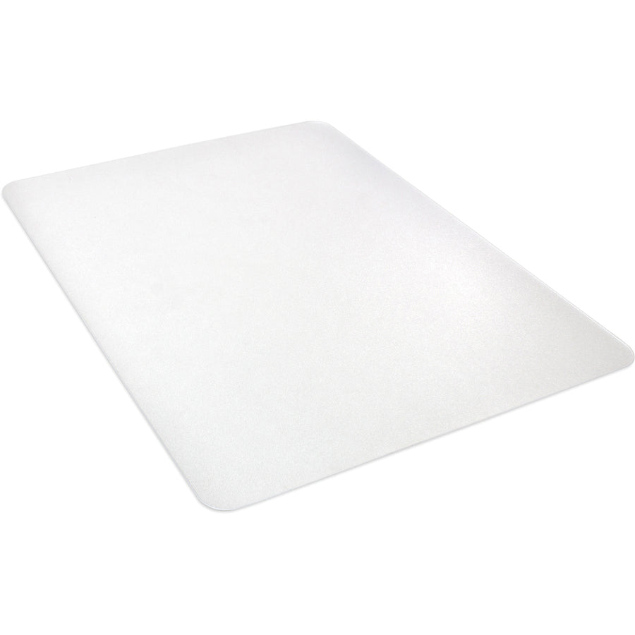 Hard Floor - 53" Length x 45" Width - Rectangular - Polycarbonate - Clear - 1 Each