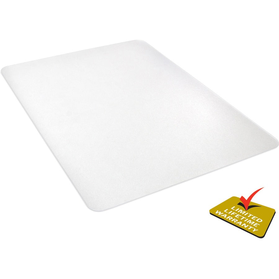 Deflecto Polycarbonate Chair Mat for Hard Floors - Hard Floor - 60" Length x 46" Width - Rectangular - Polycarbonate - Clear - 1 Each