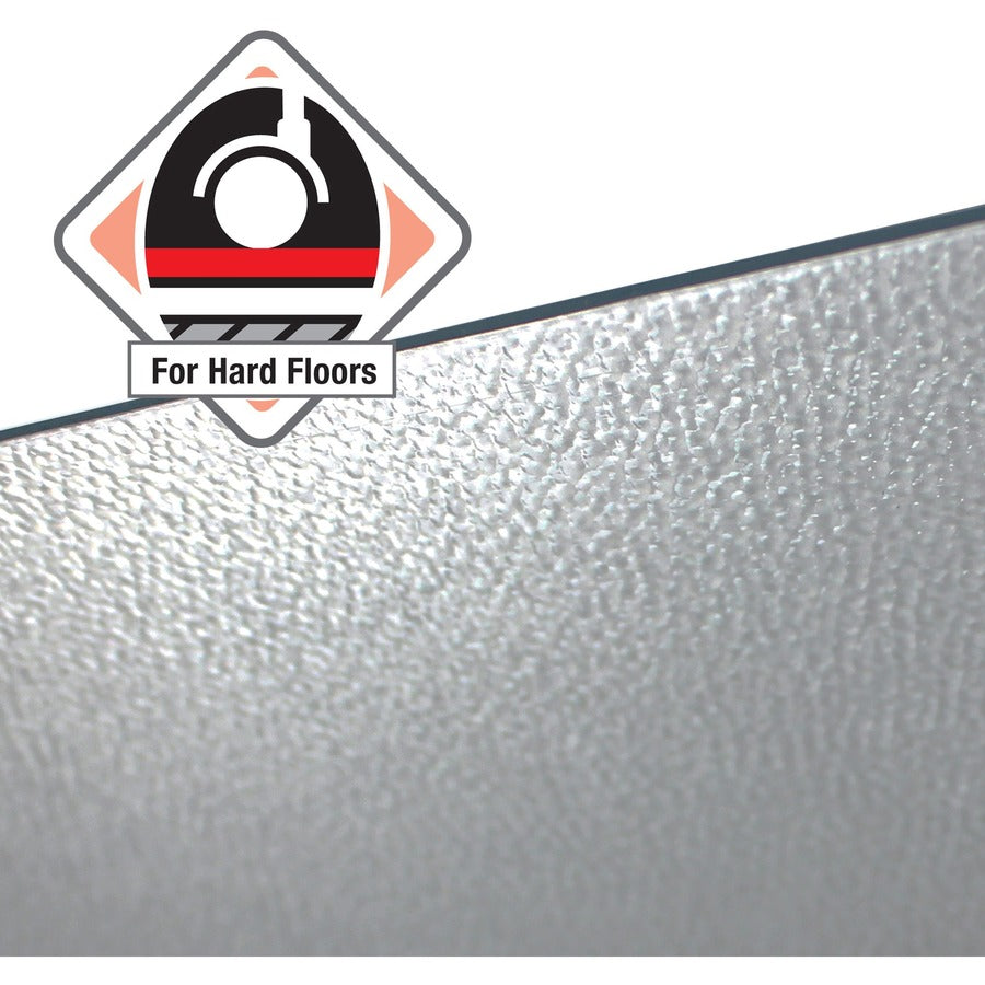 Floortex XXL Polycarbonate Rectangular Chair Mat for Hard Floors - 60" x 79"