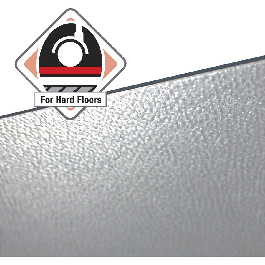 Floortex XXL Polycarbonate Rectangular Chair Mat for Hard Floors - 60" x 118"