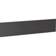 Lorell Essentials Series Hutch Tackboards - 16.50" Board Height x 63.88" Board Width x 0.50" Board Depth - Black Fabric Surface - Laminated - 1 Each