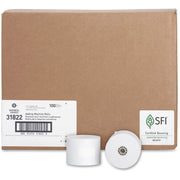 2 1/4" x 165 ft - 13.80 lb Basis Weight - Sustainable Forestry Initiative (SFI) - Lint-free - White - 100 / Carton