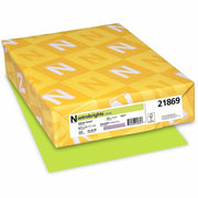 Letter - 8 1/2" x 11" - 65 lb Basis Weight - Acid-free, Lignin-free - Green - 1 Pack
