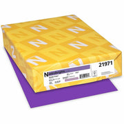 Letter - 8 1/2" x 11" - 65 lb Basis Weight - Acid-free, Lignin-free - Gravity Grape (Purple) - 1 Pack