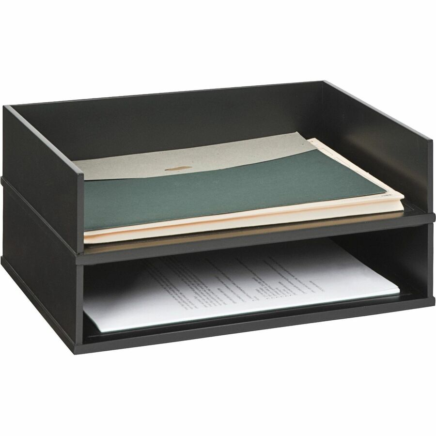Victor Wood Stacking Letter Tray
