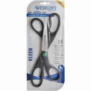 8" Overall Length - Straight-left/right - Stainless Steel - Black - 1 Pack