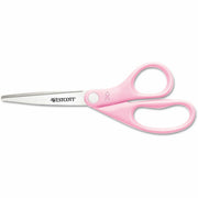 8" Overall Length - Straight-left/right - Stainless Steel - Pink - 1 Each