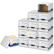 Internal Dimensions: 13" Width x 16.50" Depth x 10.50" Height - External Dimensions: 13.9" Width x 16.9" Depth x 11.4" Height - Media Size Supported: Legal, Letter - Stackable - White, Blue - For File - Recycled - 6 / Carton