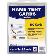 Letter - 8 1/2" x 11" - White - 100 / Box