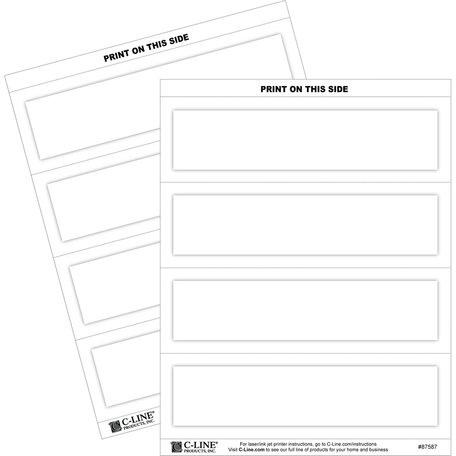 Letter - 8 1/2" x 11" - White - 100 / Box