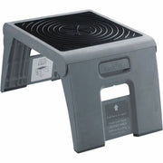 Cramer 1-Up™ Nonslip Folding Step Stool - 250 lb Load Capacity - 14" Width x 11.5" Depth x 9.5" Height - Gray - 1 Each