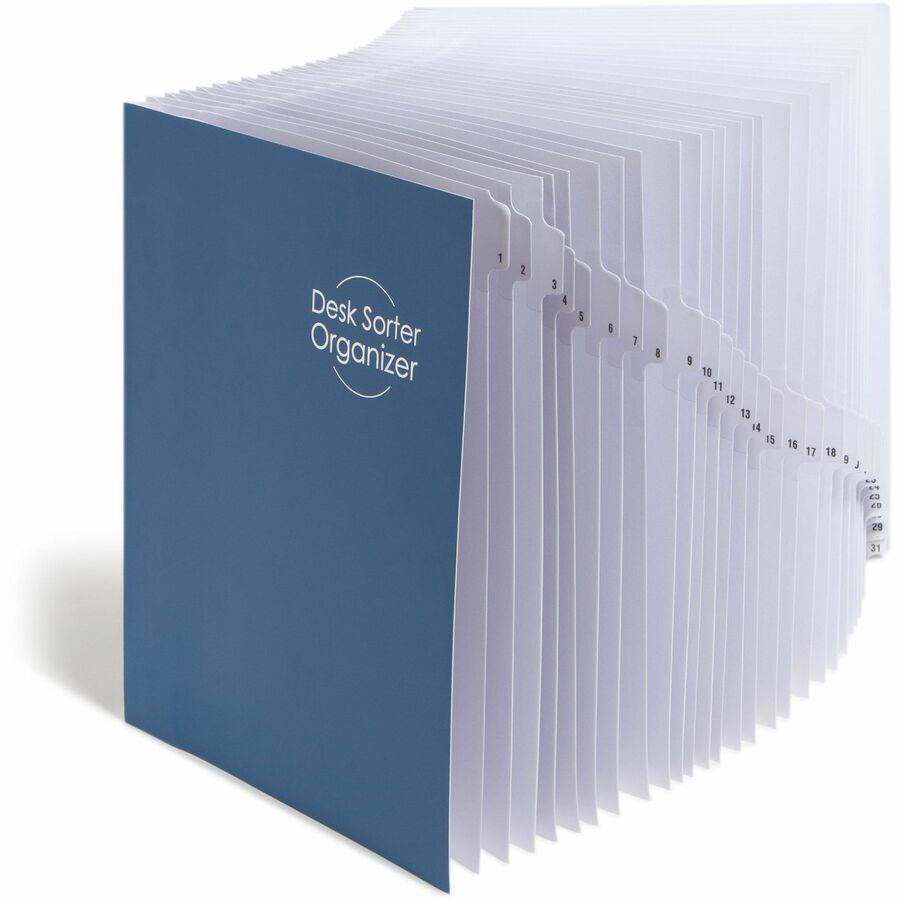 Printed Tab(s) - Digit - 1-31 - Letter - 8.50" Width x 11" Length - 35% Recycled - 1 Each