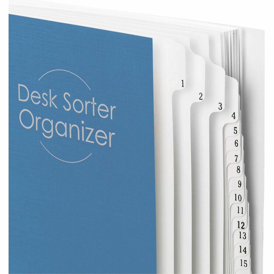 Printed Tab(s) - Digit - 1-31 - Letter - 8.50" Width x 11" Length - 35% Recycled - 1 Each