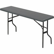 IndestrucTable® Classic Folding Table, Charcoal - 18" x 60"
