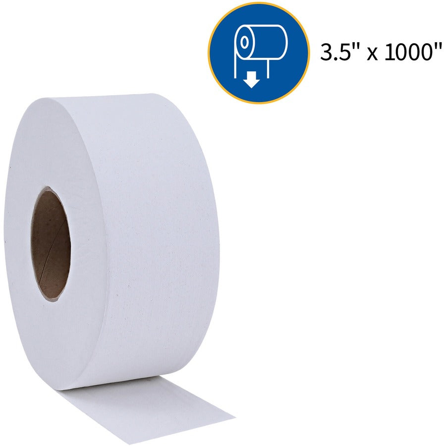 Genuine Joe Jumbo Dispenser Roll Bath Tissue