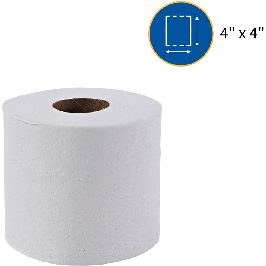 2 Ply - 4" Width x 4" Length - 550 Sheets/Roll - 1 5/8" Core - White - 80 / Carton