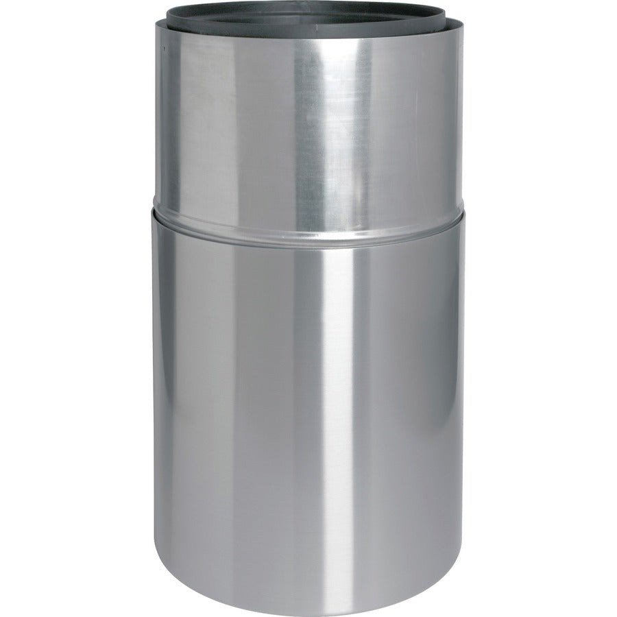 Genuine Joe Classic Cylinder 2-Piece Waste Receptacle