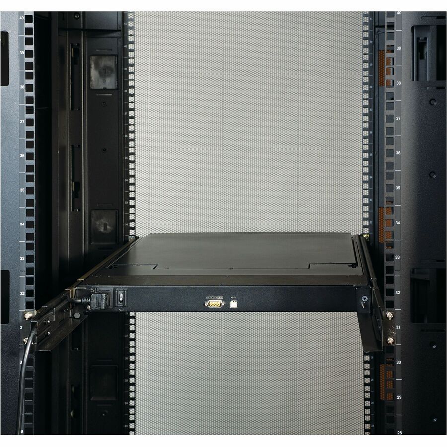 APC by Schneider Electric Rack Mount for KVM Switch, Rack - Black - TAA Compliant