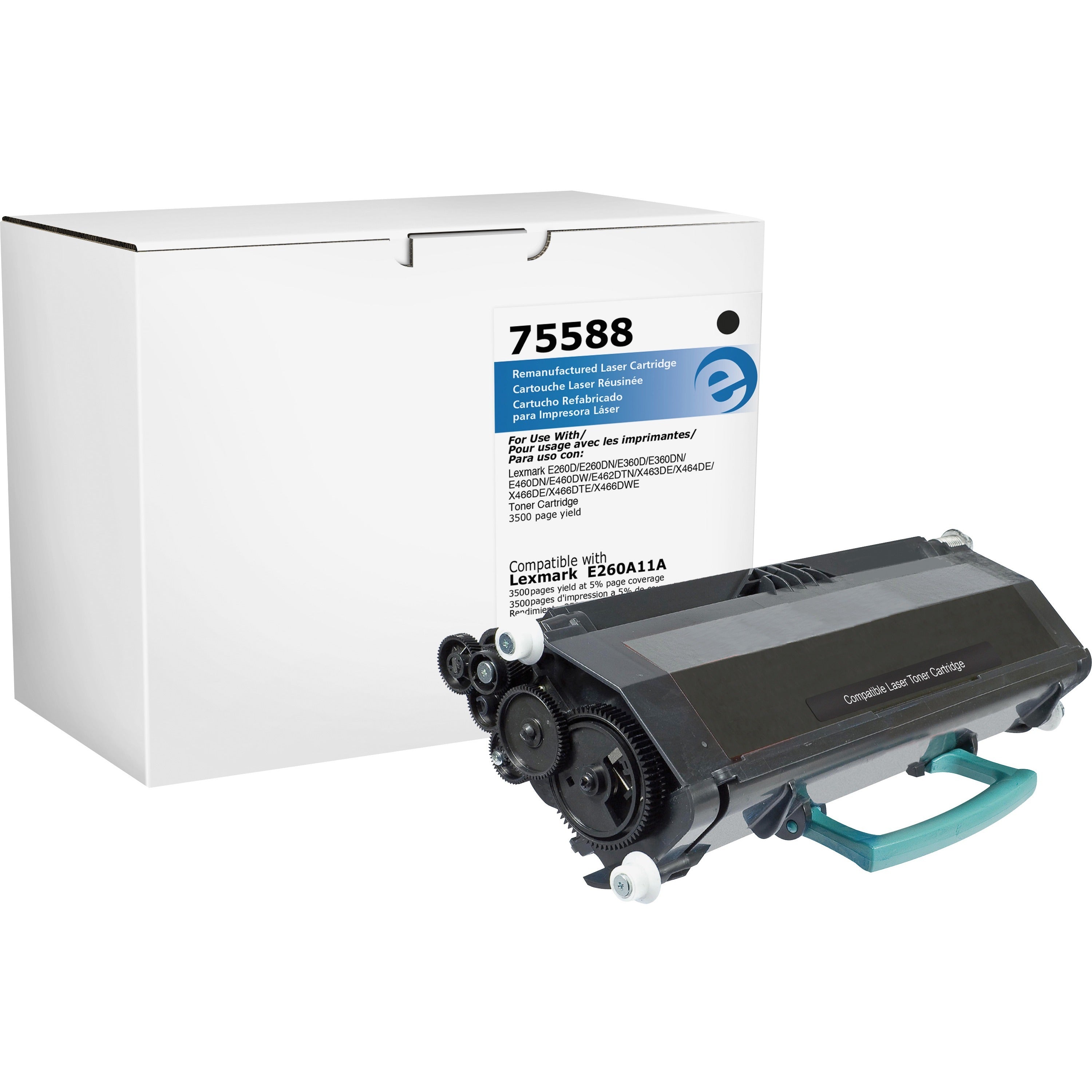 Elite Image Remanufactured Laser Toner Cartridge E260A11A - Black - 1 Each