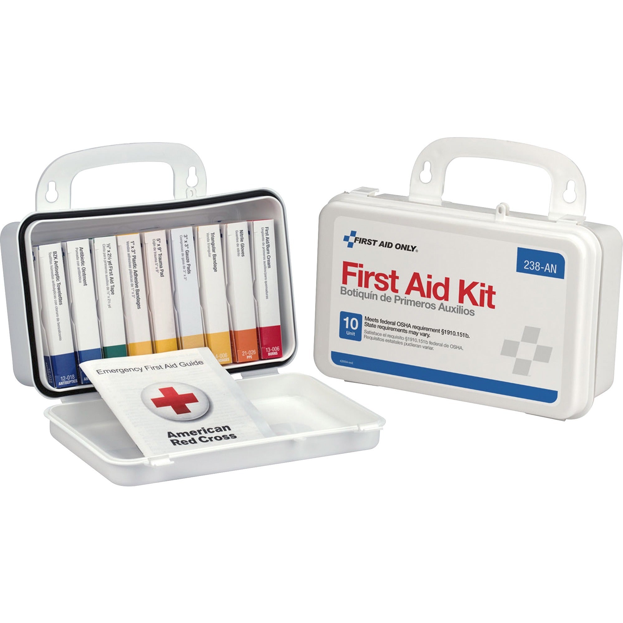 64 x Piece(s) - 4.6" Height x 7.7" Width x 2.4" Depth - Plastic Case - White - 1 Each