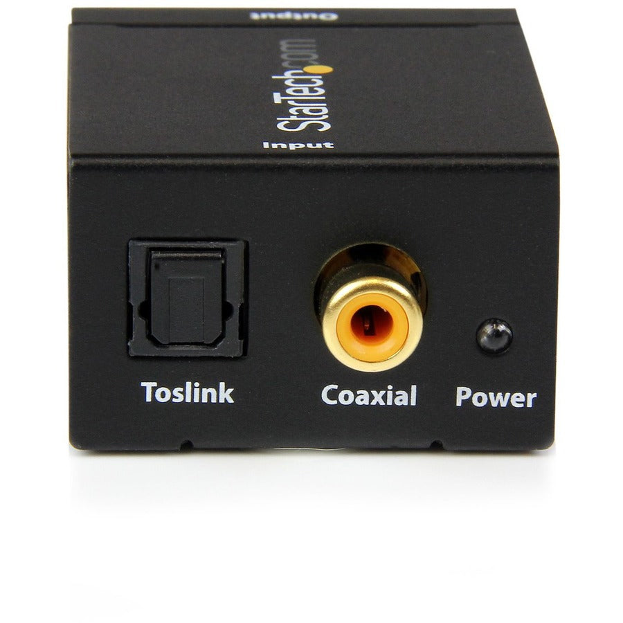 StarTech.com SPDIF Digital Coaxial or Toslink to Stereo RCA Audio Converter
