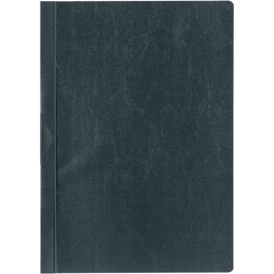 DURABLE DURACLIP Letter Report Cover - 8 1/2" x 11" - 30 Sheets Capacity - Vinyl, Steel - Black - 1 Each