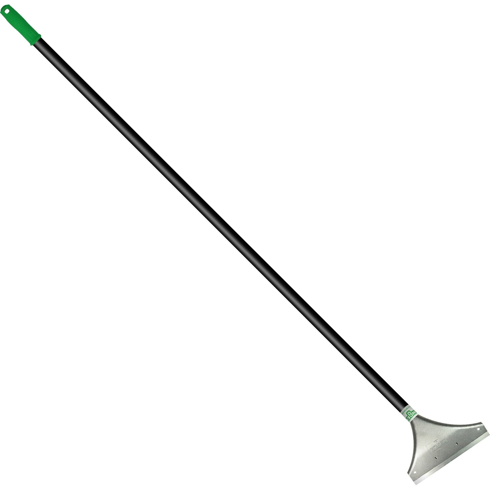 8" Zinc Alloy Blade - 60" Galvanized Steel Handle - Heavy Duty, Ergonomic, Comfortable, Hanging Hole - Black, Silver - 1Each