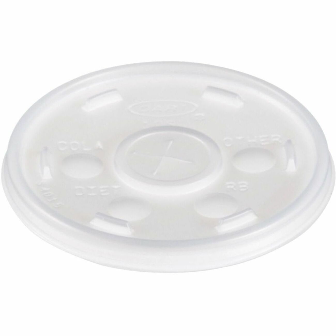 3.5" Diameter - High Impact Polystyrene (HIPS) - Translucent - 100 / Pack