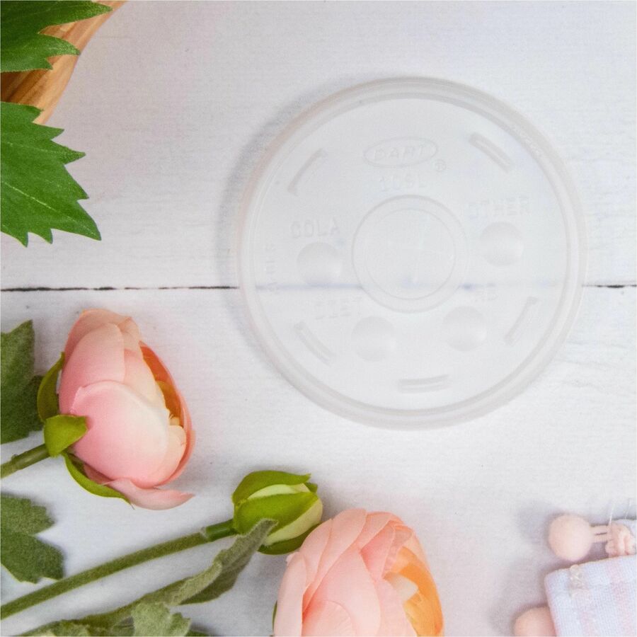 3.5" Diameter - High Impact Polystyrene (HIPS) - Translucent - 100 / Pack