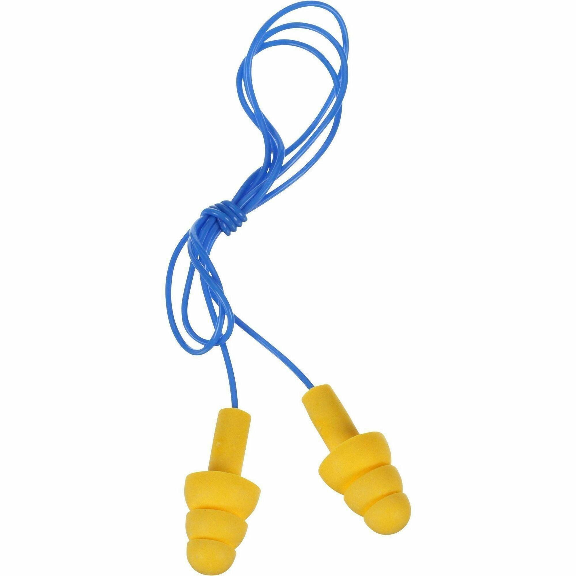 Noise, Blast Protection - Polymer - Yellow - Comfortable, Washable, Dielectric, Disposable - 100 / Box