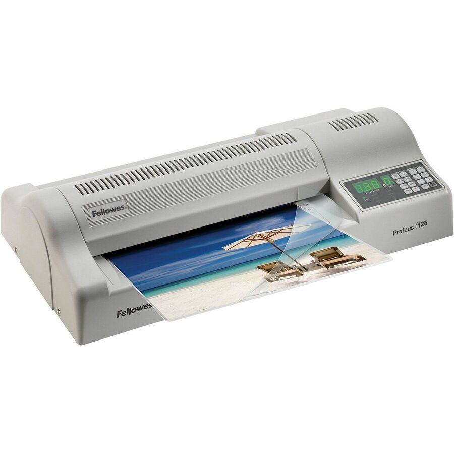 12.50" Lamination Width - 10 mil Lamination Thickness - 23" Height x 12" Width x 6" Depth