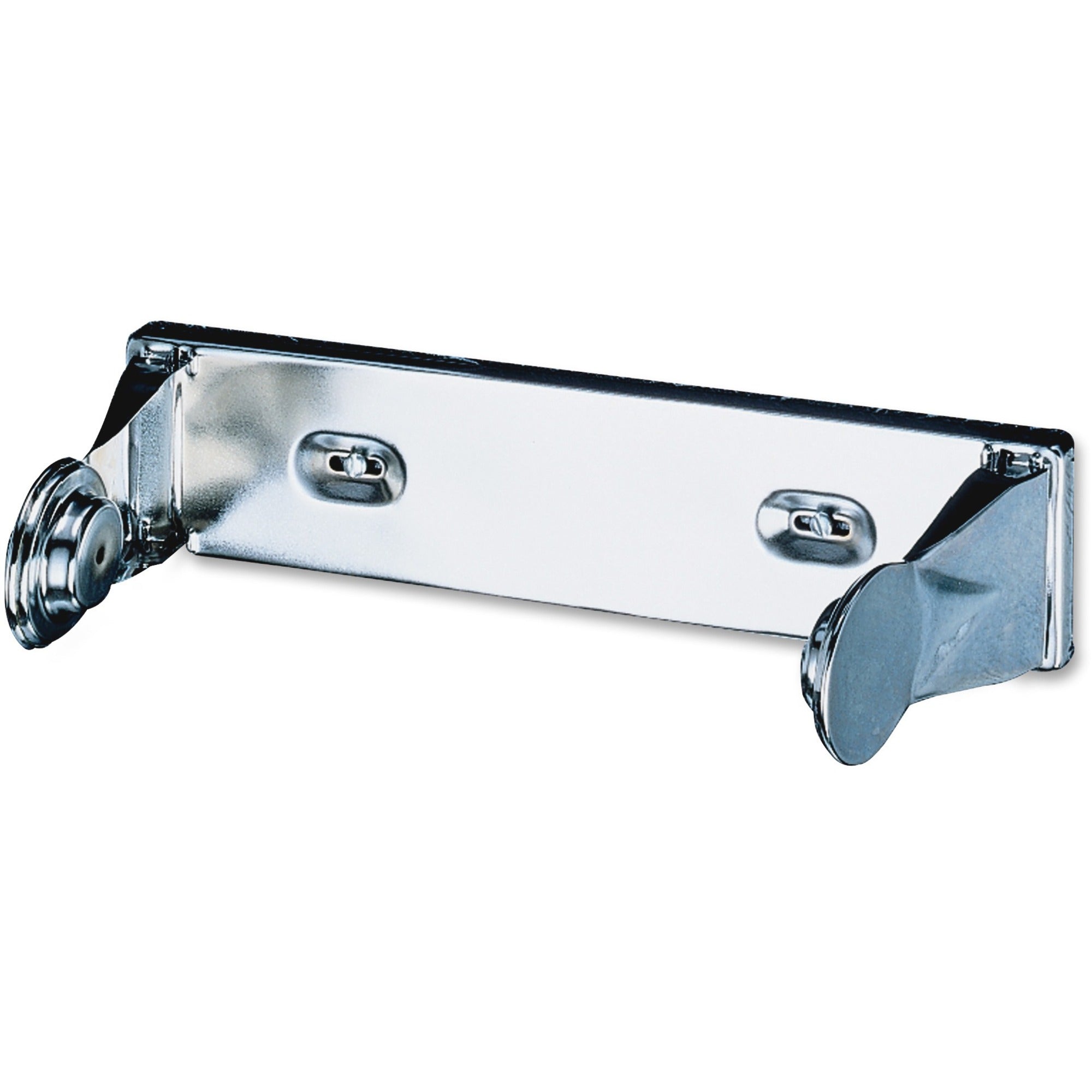 San Jamar Single Roll Towel Dispenser - Roll Dispenser - 1 x Roll - 2.9" Height x 13.2" Width x 4.6" Depth - Steel - Chrome - Durable, Perforated, Compact - 1 Each