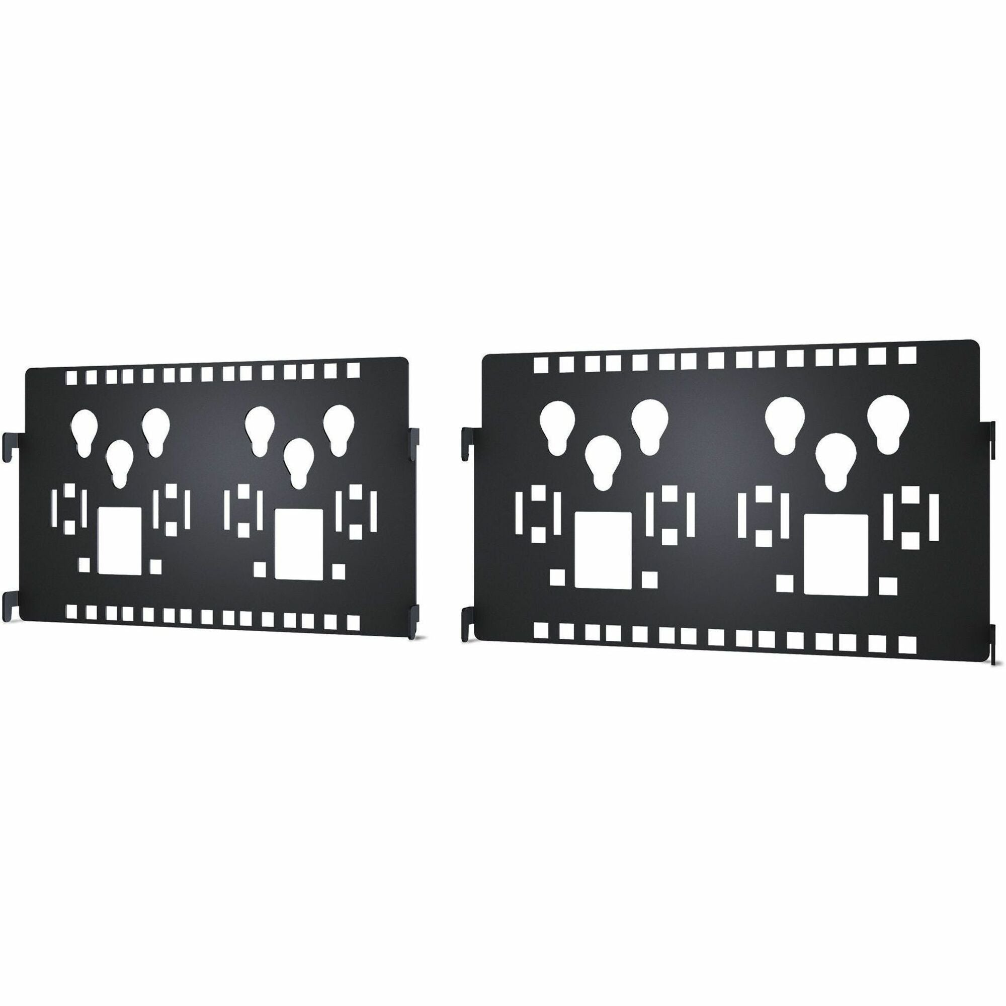 APC by Schneider Electric Cable Manager Mounting Bracket, Black, 1 Each