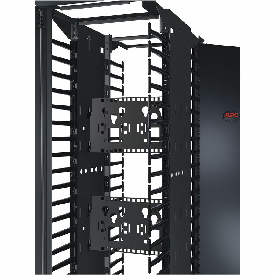 APC by Schneider Electric Cable Manager Mounting Bracket, Black, 1 Each
