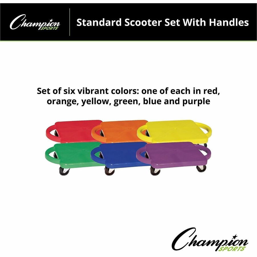 Champion Sports Standard Scooter Set w/Handles