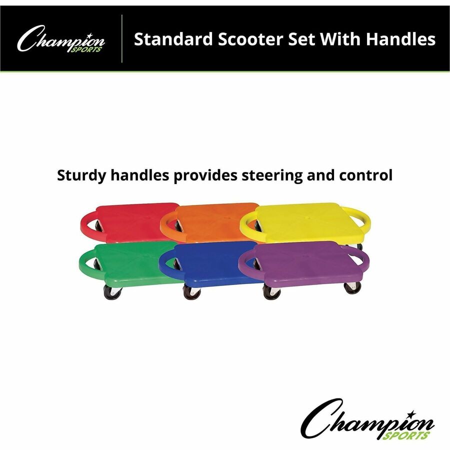 Champion Sports Standard Scooter Set w/Handles