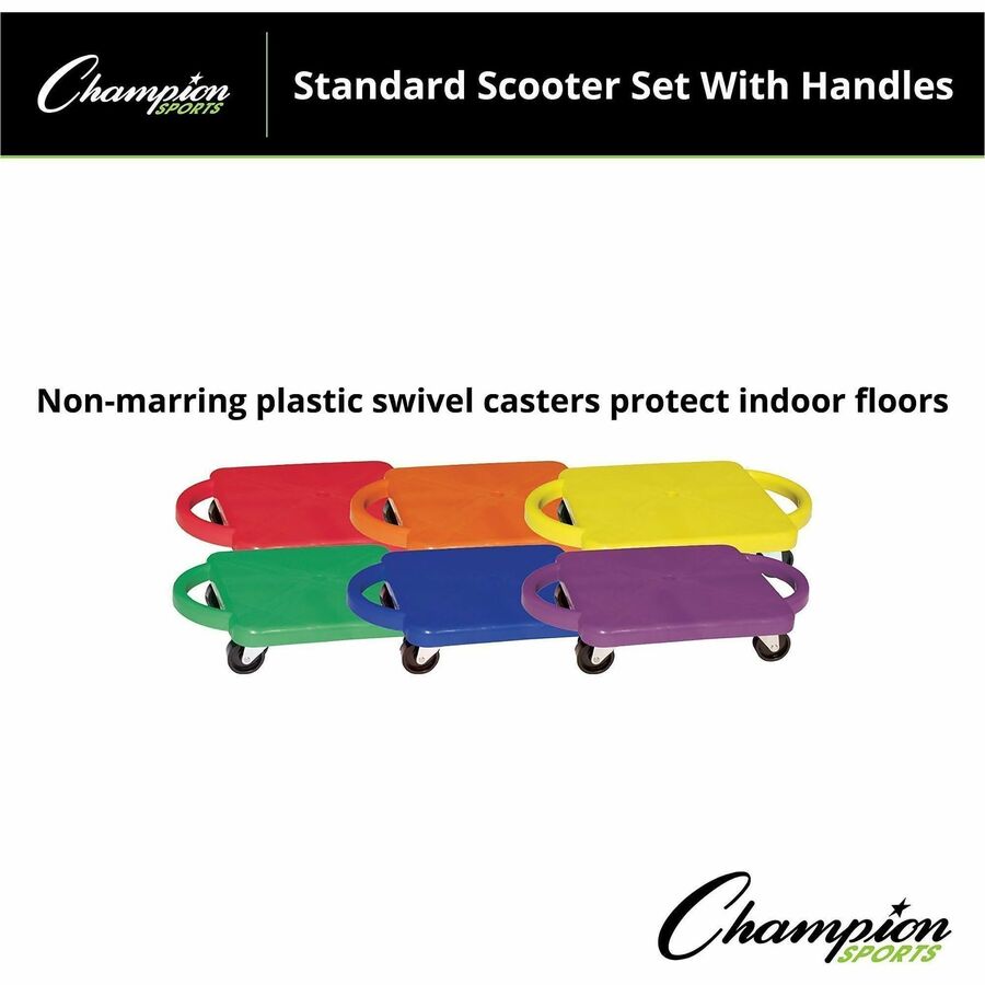 Champion Sports Standard Scooter Set w/Handles