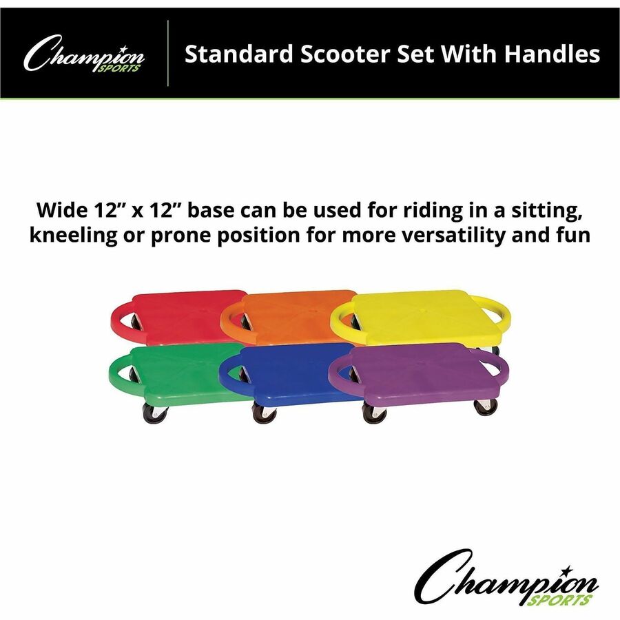Champion Sports Standard Scooter Set w/Handles