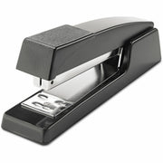 Universal Desktop Stapler, Full Strip, 20 Sheet Capacity, Holds 210 Staples, 0.25" Staple Size, 3.50" Throat Depth, 0.50" Crown Width, Top Loading, Black, Metal, 1 Each