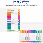 Avery&reg; Ready Index Custom TOC Binder Dividers