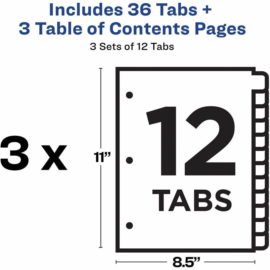 Avery&reg; Ready Index Classic Tab Binder Dividers
