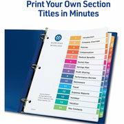 Avery&reg; Ready Index Custom TOC Binder Dividers