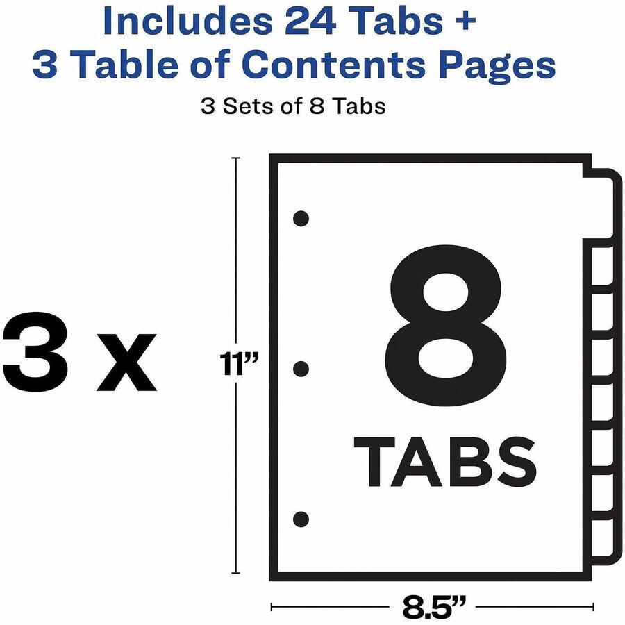 Avery&reg; Ready Index Classic Tab Binder Dividers