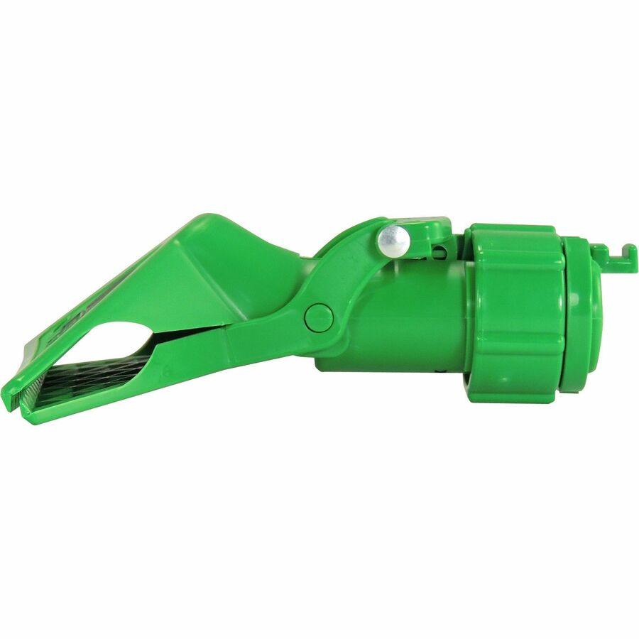Unger FIXI-Clamp - For Telescopic Pole - Green - Plastic - 1 Each