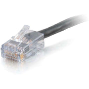 C2G 25 ft Cat6 Non Booted Plenum UTP Unshielded Network Patch Cable - Black